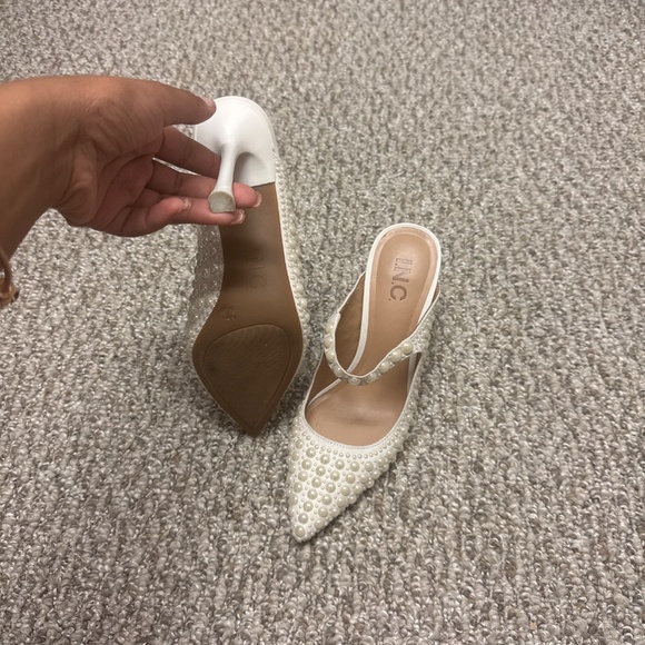 Pearly Off white heels - Picture 3 of 3
